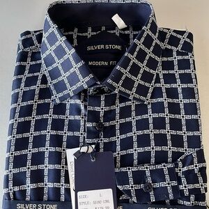 Men’s Silver Stone dress shirt